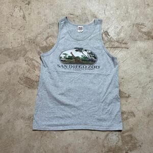 Vintage Y2K San Diego Zoo Graphic Tank Top Shirt